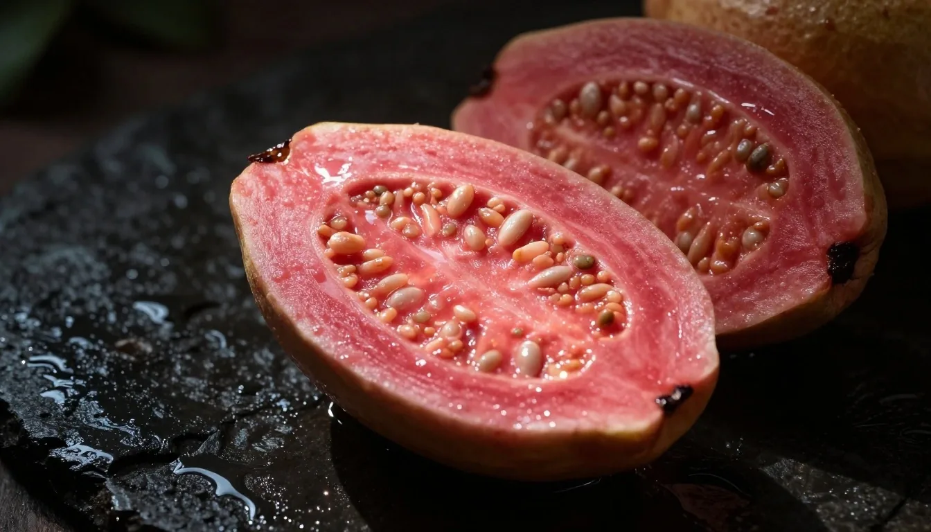 Fresh guava, a natural vitamin C source